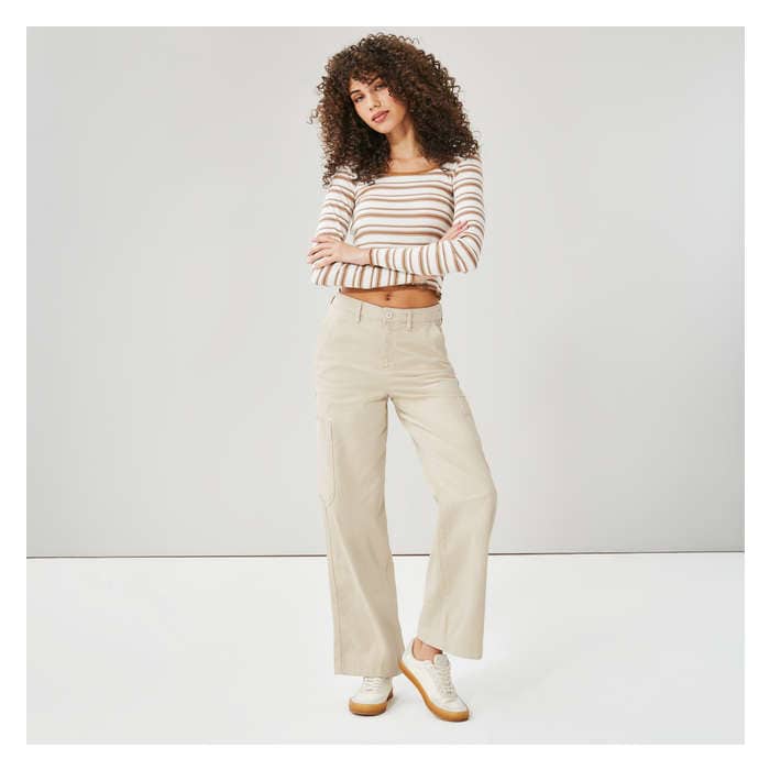 Women's Cargo Trouser - Light Sand